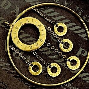 21k Gold Plated Bulgari Necklace